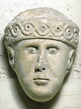 Head of a Queen ca. 1250  from Campania    Musee du Louvre Paris RF802
